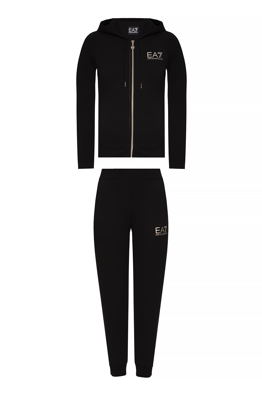 IetpShops Austria Black Printed tracksuit EA7 Emporio Armani